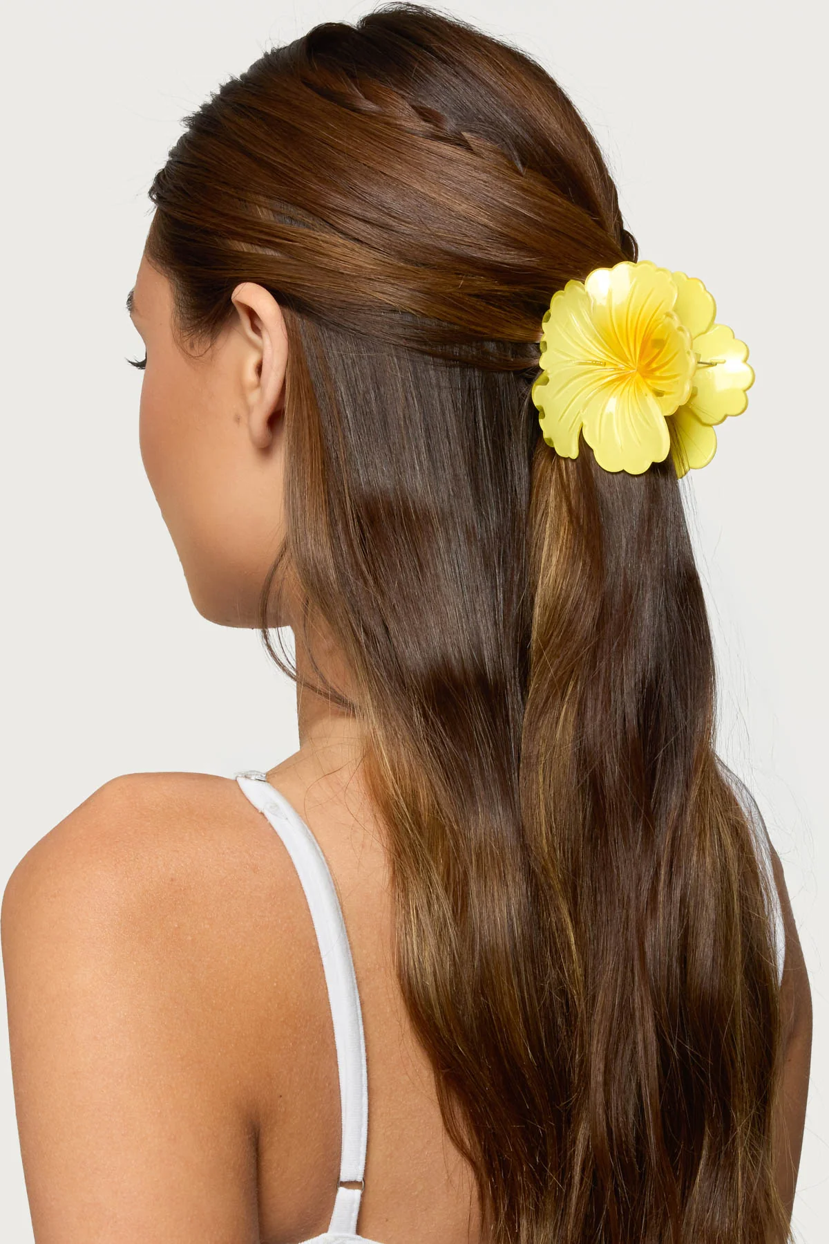 Hibiscus Flower Claw Clip