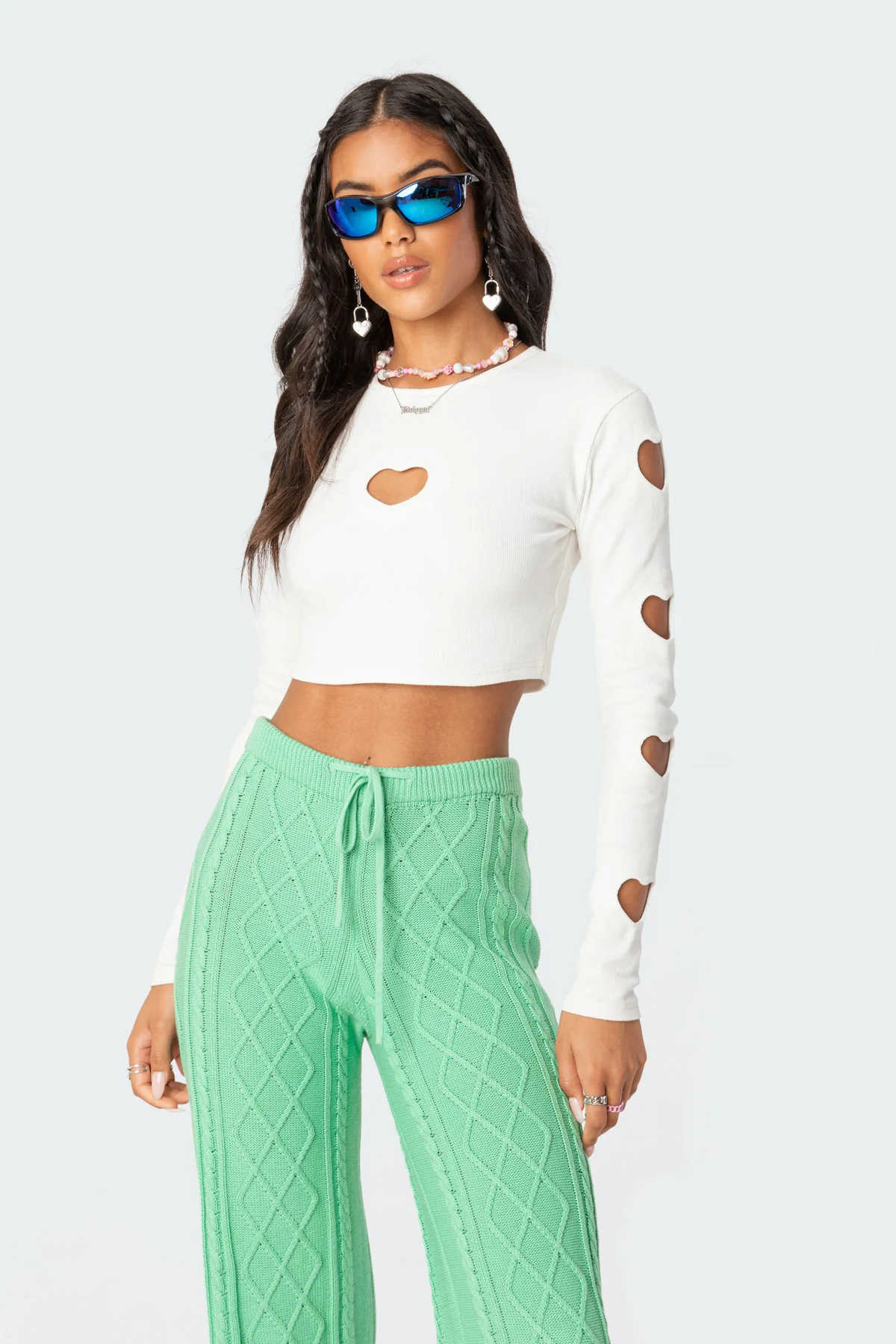 Kasey Cable Knit Pants - Image 3