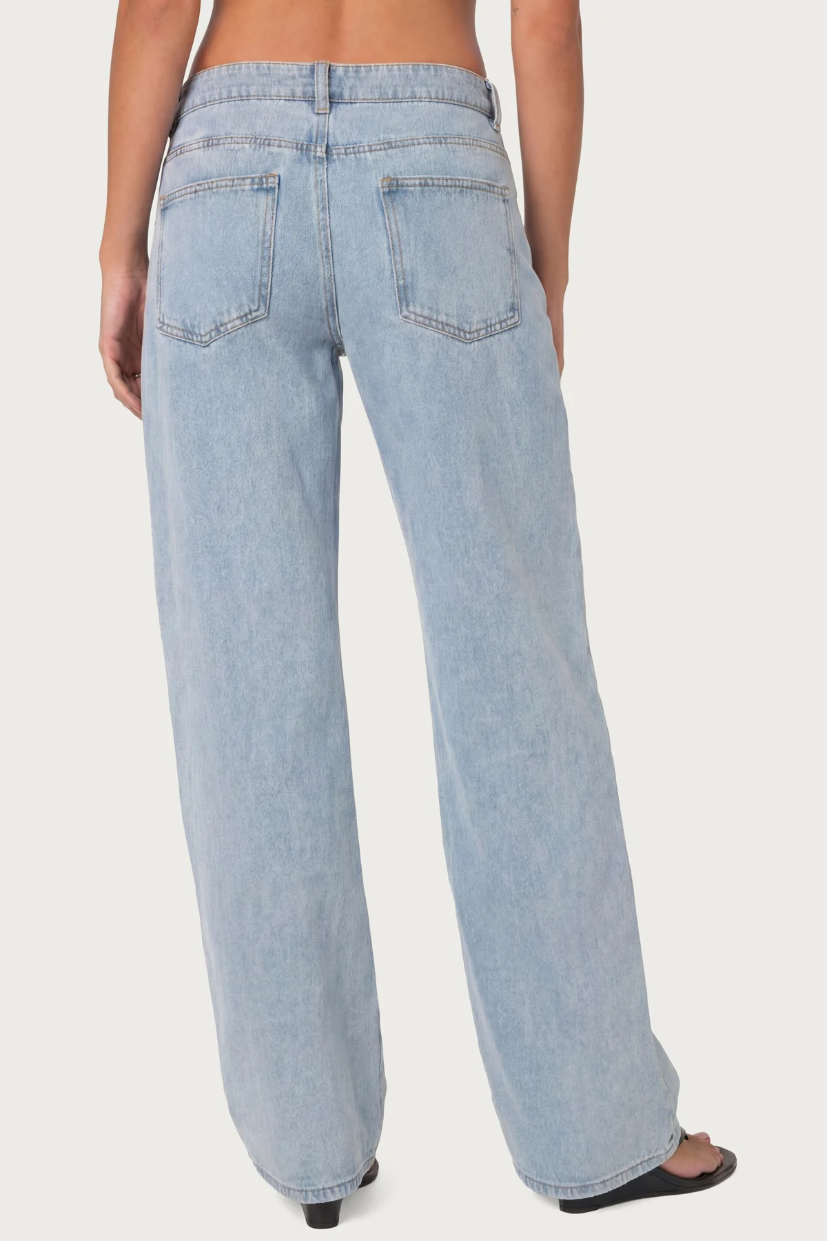 Raelynn Washed Low Rise Baggy Jeans - Image 4