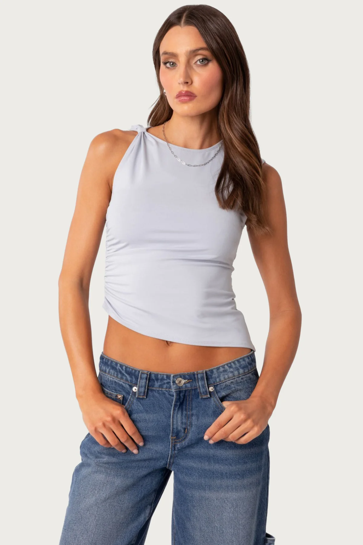 Tanya Asymmetric Gathered Top