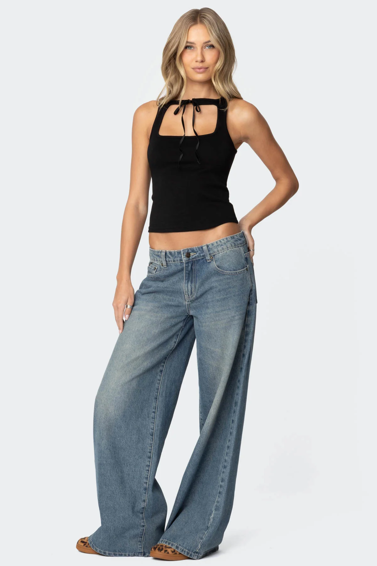 Isabetta Tie Front Top - Image 5