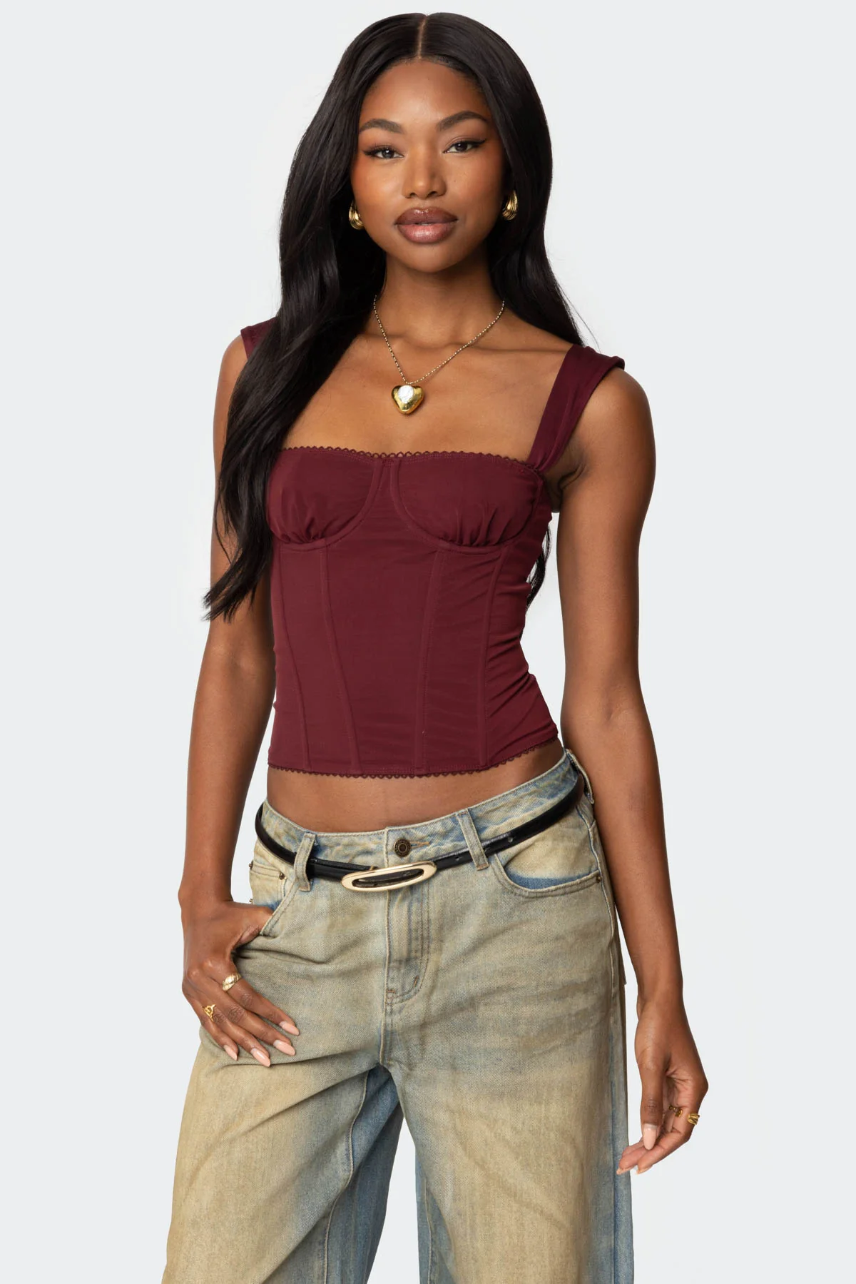Marcella Wide Strap Corset