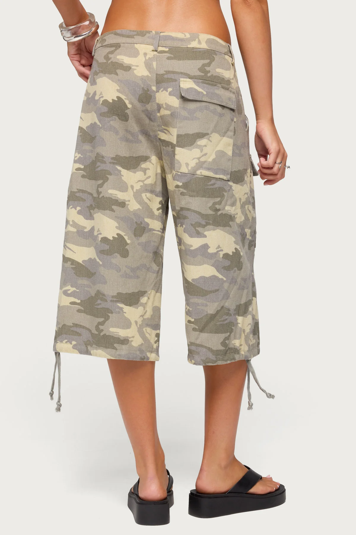Camo Cargo Bermuda Shorts - Image 5