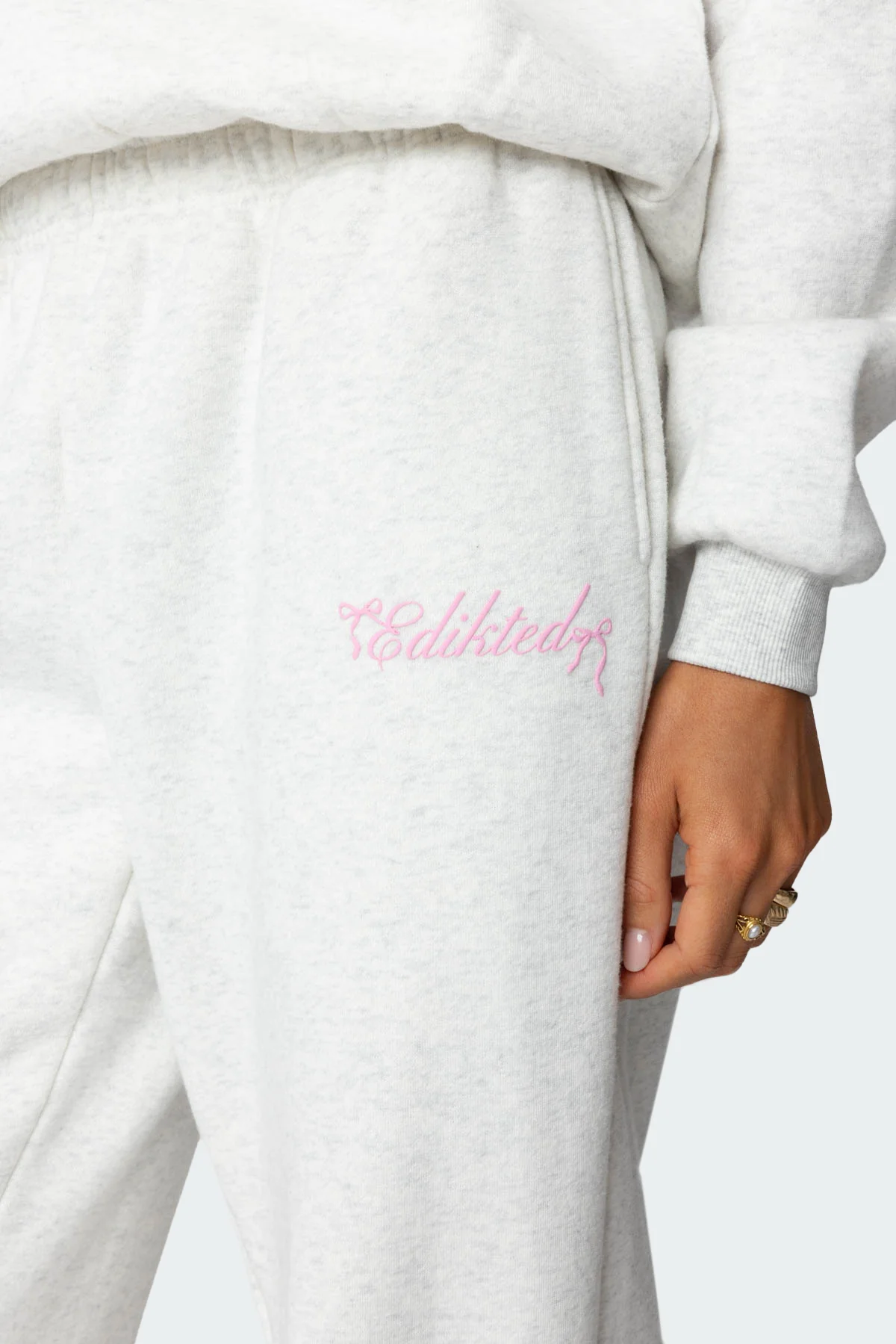 Sasha Bow Detail Sweatpants - Image 3