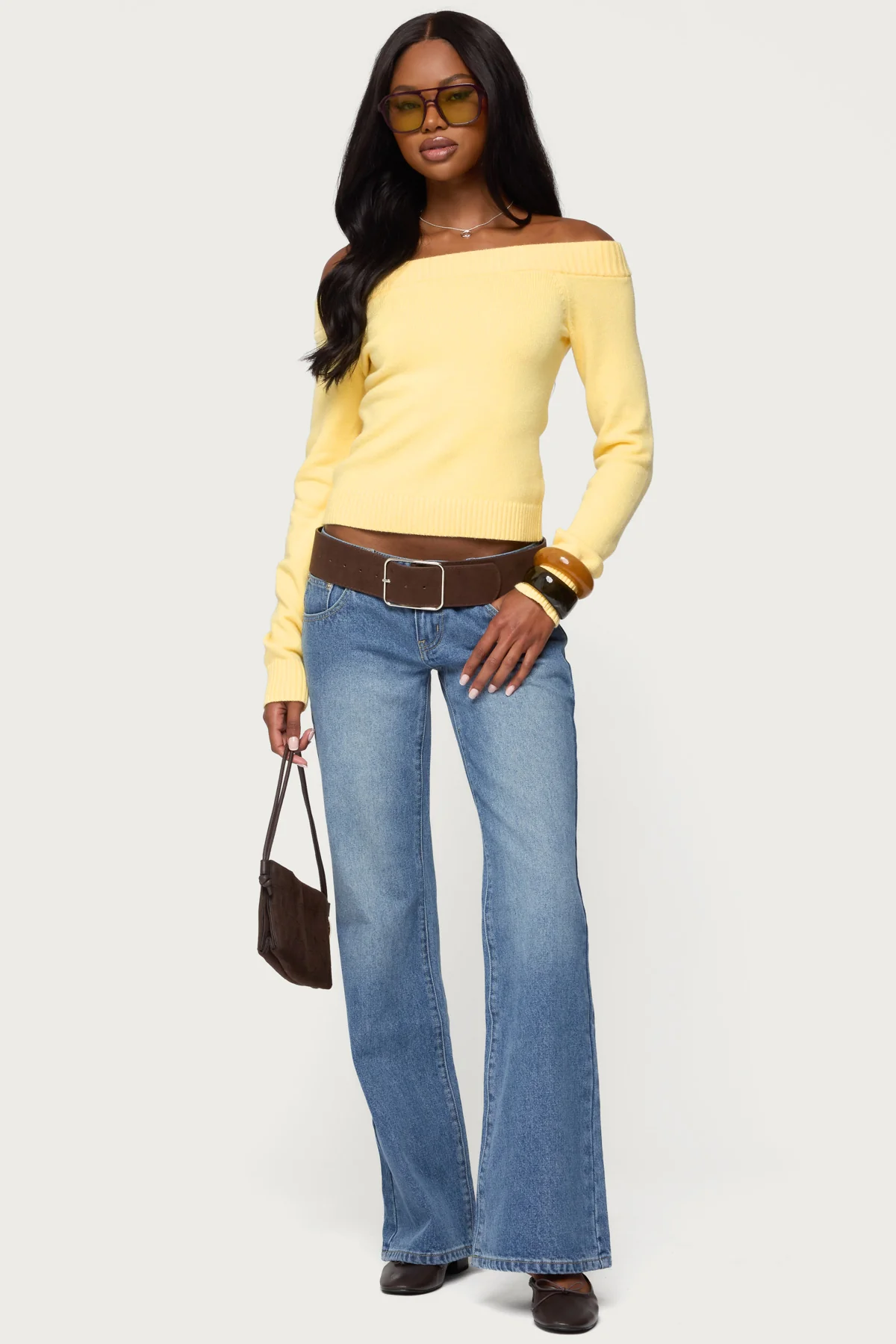 Elona Off Shoulder Knit Top - Image 2