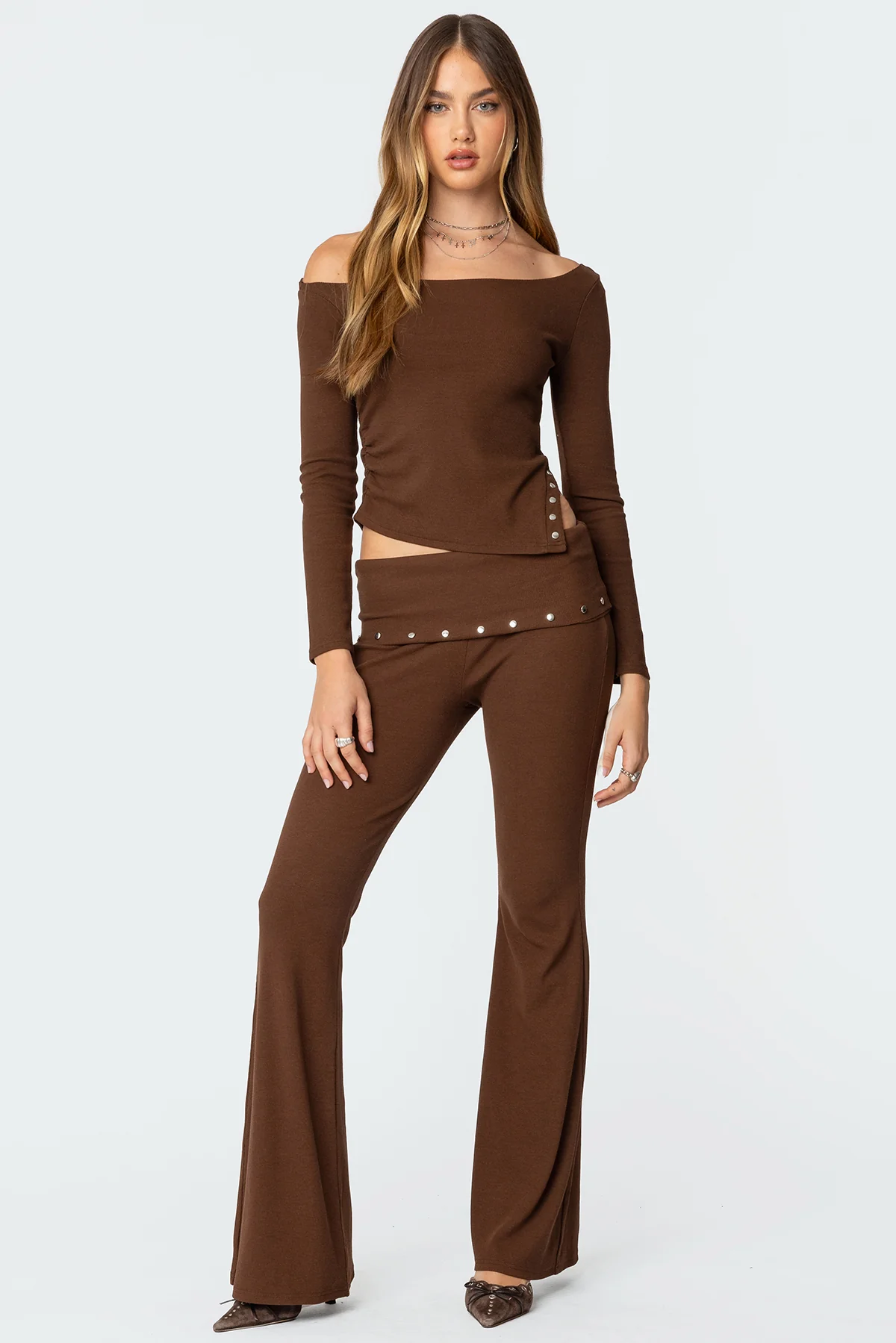 Aries Studded Asymmetric Top - Image 2