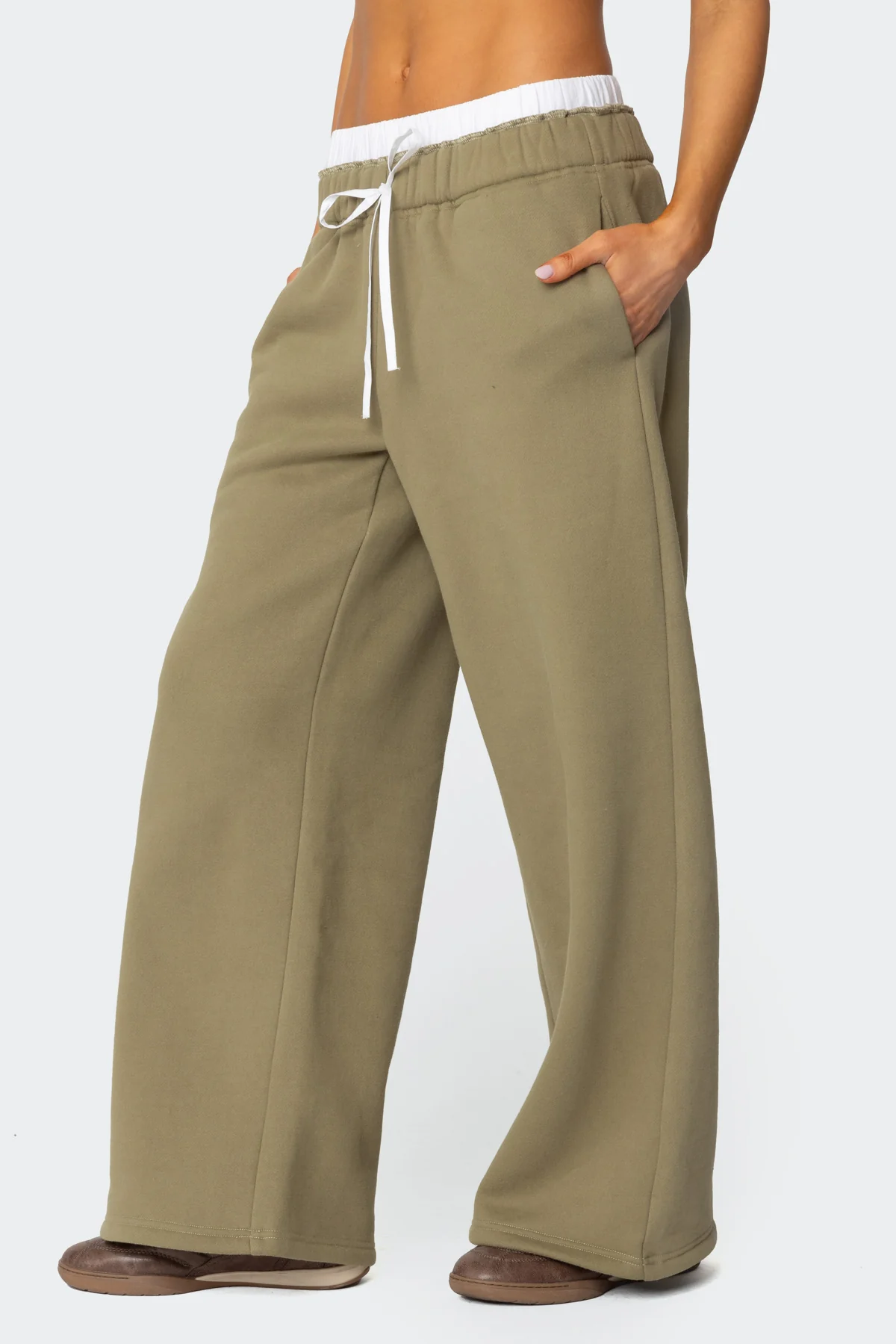 Drawstring Boxer Detail Sweatpants - Image 4