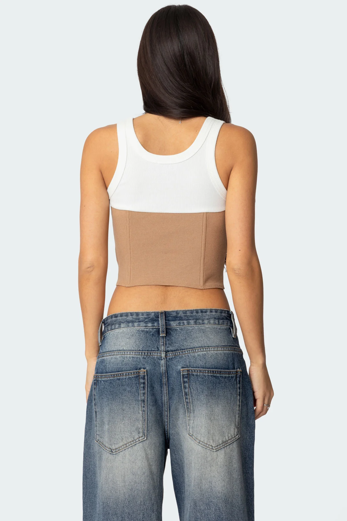 Ila Contrast Layered Corset - Image 4