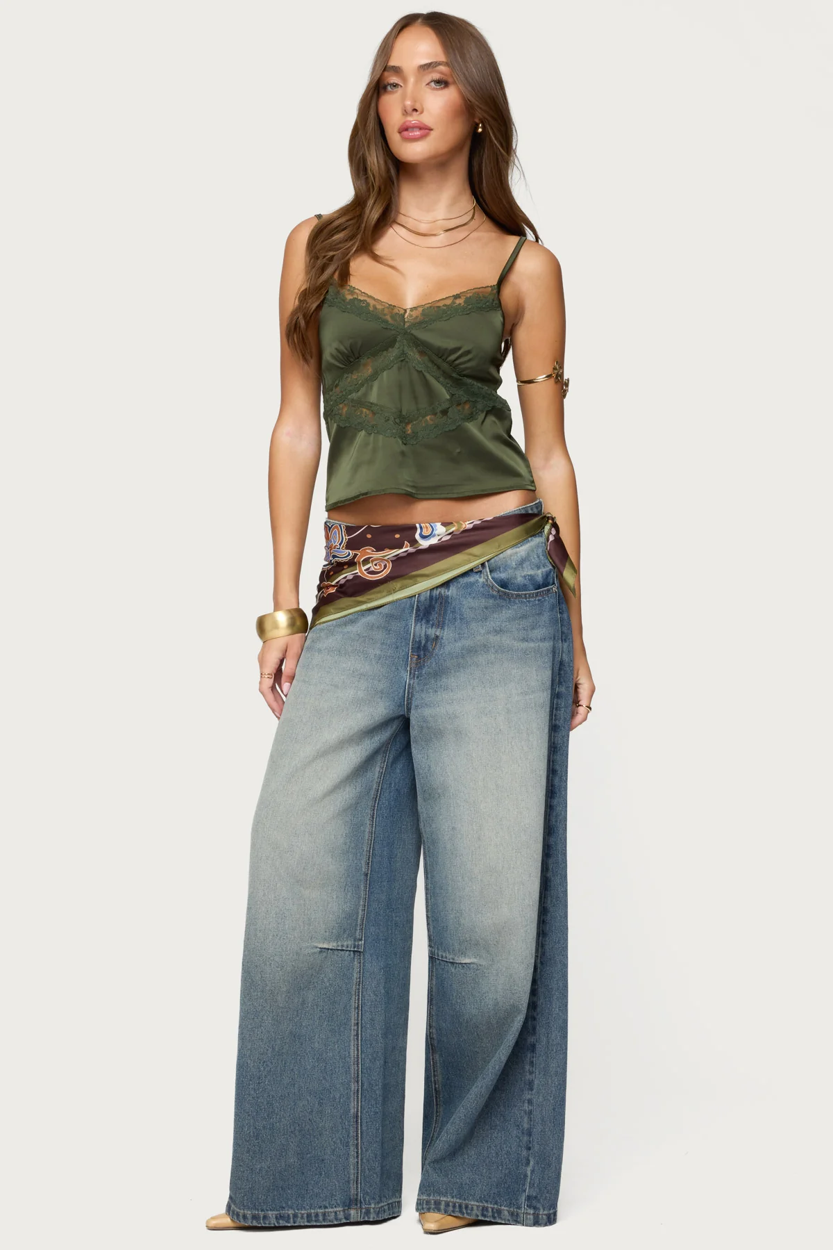 Tamar Satin Effect Tank Top - Image 5