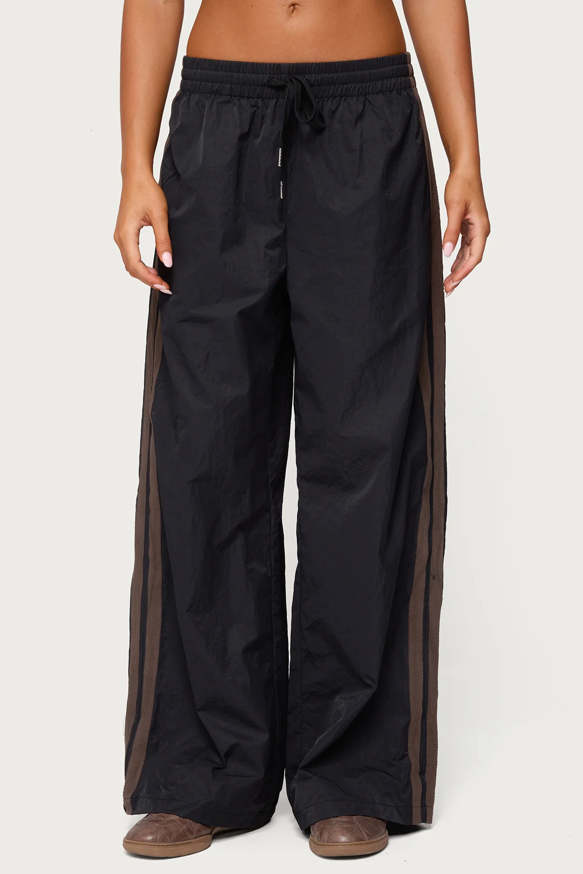 Kieran Stripey Nylon Track Pants - Image 2